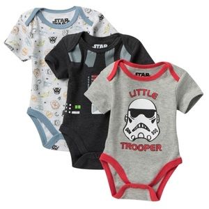 NEW ⭐️ Happy Threads / Star Wars 3 pack Bodysuits